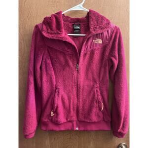 The North Face Women’s Extra Small Fucia Oso Fleece Hoodie Jacket Full Zip XS